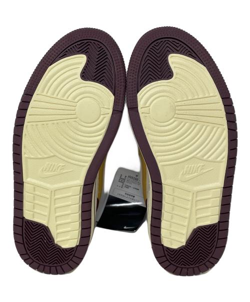 NIKE（ナイキ）NIKE (ナイキ) スニーカー Air Jordan 1 Triple Stack（エアジョーダン1 トリプルスタック） レッド×アイボリー サイズ:24cm 未使用品の古着・服飾アイテム