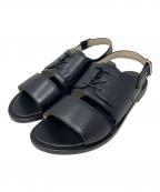 foot the coacherフットザコーチャー）の古着「サンダル LACE UP SANDALS（レース アップ サンダル）」｜ブラック