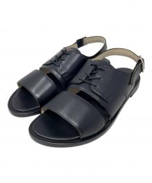 foot the coacher（フットザコーチャー）の古着「サンダル LACE UP SANDALS（レース アップ サンダル）」｜ブラック