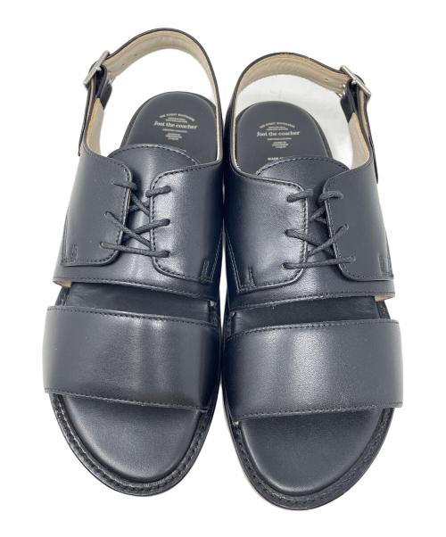foot the coacher（フットザコーチャー）foot the coacher (フットザコーチャー) サンダル LACE UP SANDALS（レース アップ サンダル） ブラック サイズ:8の古着・服飾アイテム
