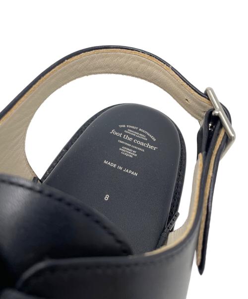 foot the coacher（フットザコーチャー）foot the coacher (フットザコーチャー) サンダル LACE UP SANDALS（レース アップ サンダル） ブラック サイズ:8の古着・服飾アイテム