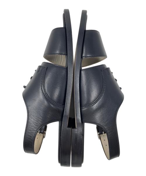 foot the coacher（フットザコーチャー）foot the coacher (フットザコーチャー) サンダル LACE UP SANDALS（レース アップ サンダル） ブラック サイズ:8の古着・服飾アイテム