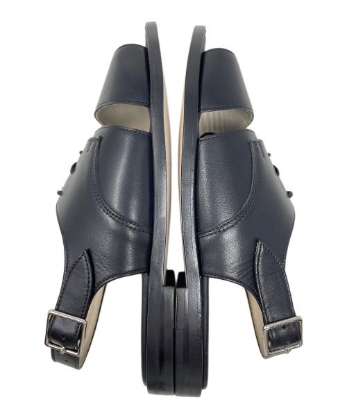 foot the coacher（フットザコーチャー）foot the coacher (フットザコーチャー) サンダル LACE UP SANDALS（レース アップ サンダル） ブラック サイズ:8の古着・服飾アイテム