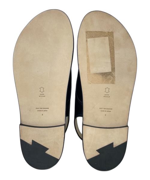 foot the coacher（フットザコーチャー）foot the coacher (フットザコーチャー) サンダル LACE UP SANDALS（レース アップ サンダル） ブラック サイズ:8の古着・服飾アイテム