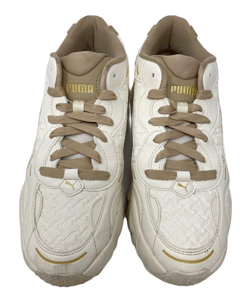 PUMA（プーマ）PUMA (プーマ) スニーカー Pulsar Wedge Wns Deboss（パルサー ウェッジ ウィメンズ デボス） アイボリー サイズ:25cmの古着・服飾アイテム
