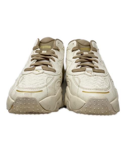 PUMA（プーマ）PUMA (プーマ) スニーカー Pulsar Wedge Wns Deboss（パルサー ウェッジ ウィメンズ デボス） アイボリー サイズ:25cmの古着・服飾アイテム