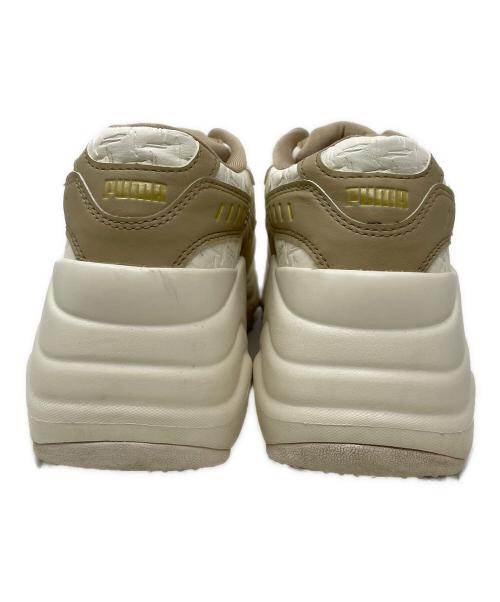 PUMA（プーマ）PUMA (プーマ) スニーカー Pulsar Wedge Wns Deboss（パルサー ウェッジ ウィメンズ デボス） アイボリー サイズ:25cmの古着・服飾アイテム