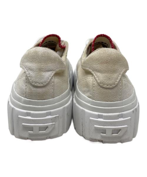 DIESEL（ディーゼル）DIESEL (ディーゼル) スニーカー S-HANAMI LOW W（エス ハナミ ロー W） ホワイト サイズ:24.5cmの古着・服飾アイテム