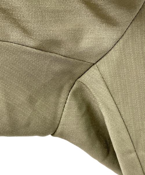 HAGGAR（ハガー）HAGGAR (ハガー) タックパンツ オリーブ サイズ:実寸サイズにてご確認下さい。の古着・服飾アイテム