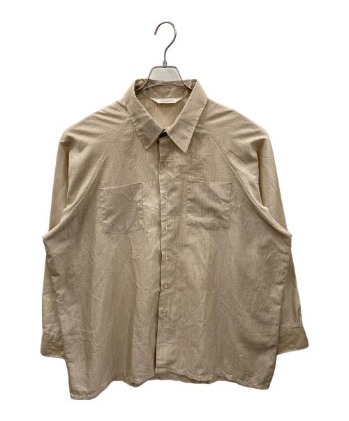 CAMPUS（キャンパス）CAMPUS (キャンパス) 長袖シャツ ライトブラウン サイズ:18-18 1/2の古着・服飾アイテム