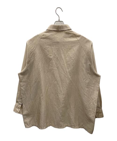 CAMPUS（キャンパス）CAMPUS (キャンパス) 長袖シャツ ライトブラウン サイズ:18-18 1/2の古着・服飾アイテム
