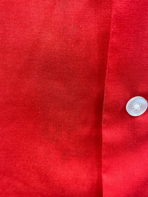 Hilton（ヒルトン）Hilton (ヒルトン) 半袖シャツ The Taming ofthe Shrew（ザ テイミング オブ ザ シュルー） レッド サイズ:SMALLの古着・服飾アイテム