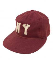 EBBETS FIELD FLANNELS（エベッツフィールドフランネルズ）の古着「キャップ」｜ボルドー