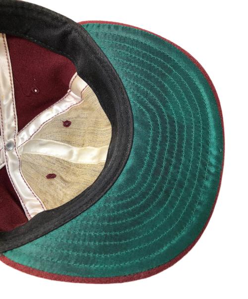 EBBETS FIELD FLANNELS（エベッツフィールドフランネルズ）EBBETS FIELD FLANNELS (エベッツフィールドフランネルズ) キャップ ボルドー サイズ:実寸サイズにてご確認ください。の古着・服飾アイテム