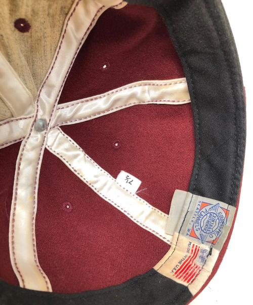 EBBETS FIELD FLANNELS（エベッツフィールドフランネルズ）EBBETS FIELD FLANNELS (エベッツフィールドフランネルズ) キャップ ボルドー サイズ:実寸サイズにてご確認ください。の古着・服飾アイテム