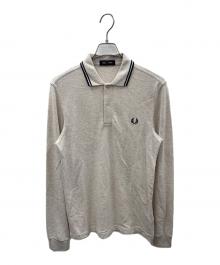 FRED PERRY（フレッドペリー）の古着「長袖ポロシャツ」｜アイボリー