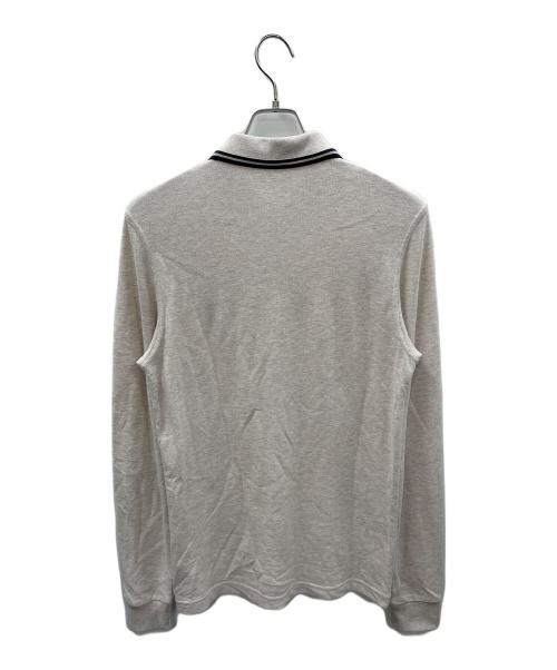 FRED PERRY（フレッドペリー）FRED PERRY (フレッドペリー) 長袖ポロシャツ アイボリー サイズ:Sの古着・服飾アイテム