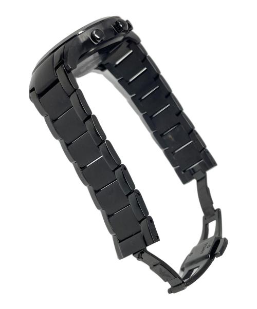 EMPORIO ARMANI（エンポリオ アルマーニ）EMPORIO ARMANI (エンポリオ アルマーニ) 腕時計 クロノグラフ クォーツ ブラック サイズ:実寸サイズにてご確認ください。の古着・服飾アイテム