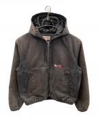 stussyステューシー）の古着「ワークジャケット Double Dye Work Jacket（ダブル ダイ ワーク ジャケット）」｜グレー