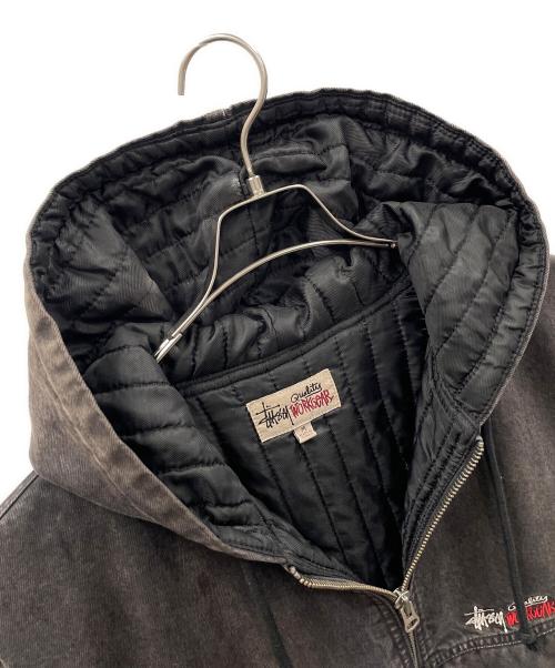 stussy（ステューシー）stussy (ステューシー) ワークジャケット Double Dye Work Jacket（ダブル ダイ ワーク ジャケット） グレー サイズ:Mの古着・服飾アイテム