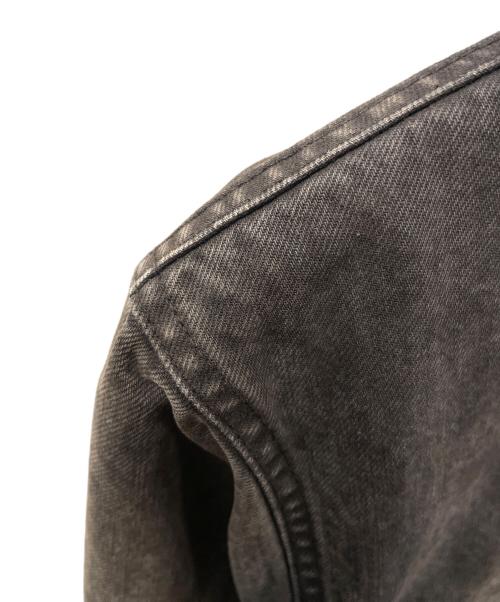stussy（ステューシー）stussy (ステューシー) ワークジャケット Double Dye Work Jacket（ダブル ダイ ワーク ジャケット） グレー サイズ:Mの古着・服飾アイテム