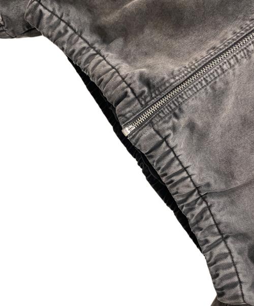 stussy（ステューシー）stussy (ステューシー) ワークジャケット Double Dye Work Jacket（ダブル ダイ ワーク ジャケット） グレー サイズ:Mの古着・服飾アイテム