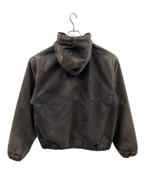 stussy（ステューシー）stussy (ステューシー) ワークジャケット Double Dye Work Jacket（ダブル ダイ ワーク ジャケット） グレー サイズ:Mの古着・服飾アイテム