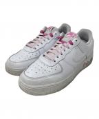 NIKEナイキ）の古着「ローカットスニーカー AIR FORCE 1（エア フォース 1）」｜ホワイト×ピンク