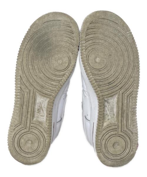 NIKE（ナイキ）NIKE (ナイキ) ローカットスニーカー AIR FORCE 1（エア フォース 1） ホワイト×ピンク サイズ:25.5cmの古着・服飾アイテム
