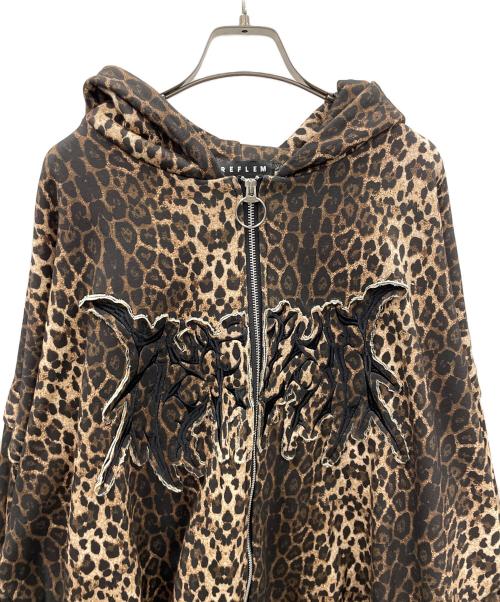 REFLEM（レフレム）REFLEM (レフレム) ジップパーカー ブラウン サイズ:Freeの古着・服飾アイテム
