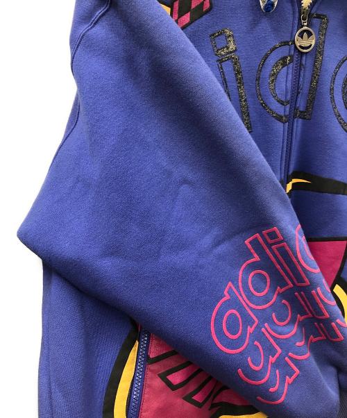 adidas（アディダス）adidas (アディダス) ジップパーカー ネイビー サイズ:Lの古着・服飾アイテム