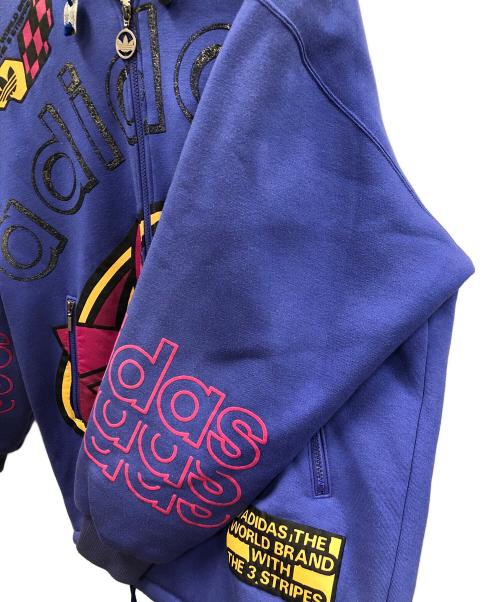 adidas（アディダス）adidas (アディダス) ジップパーカー ネイビー サイズ:Lの古着・服飾アイテム