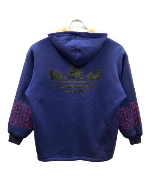 adidas（アディダス）adidas (アディダス) ジップパーカー ネイビー サイズ:Lの古着・服飾アイテム