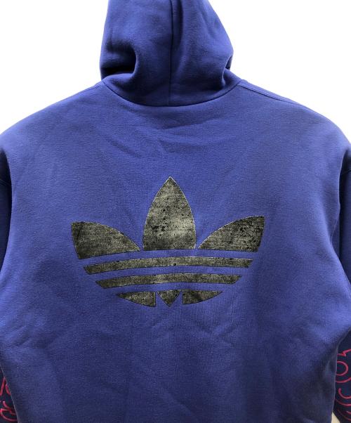 adidas（アディダス）adidas (アディダス) ジップパーカー ネイビー サイズ:Lの古着・服飾アイテム