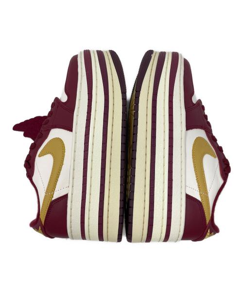 NIKE（ナイキ）NIKE (ナイキ) スニーカー Air Jordan 1 Triple Stack（エアジョーダン1 トリプルスタック） レッド×アイボリー サイズ:24cm 未使用品の古着・服飾アイテム