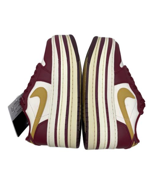 NIKE（ナイキ）NIKE (ナイキ) スニーカー Air Jordan 1 Triple Stack（エアジョーダン1 トリプルスタック） レッド×アイボリー サイズ:24cm 未使用品の古着・服飾アイテム