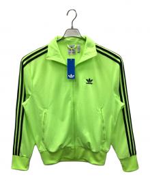 adidas（アディダス）の古着「トラックジャケット アディカラー クラシックス ファイヤーバード トラックトップ」｜蛍光イエロー×ブラック