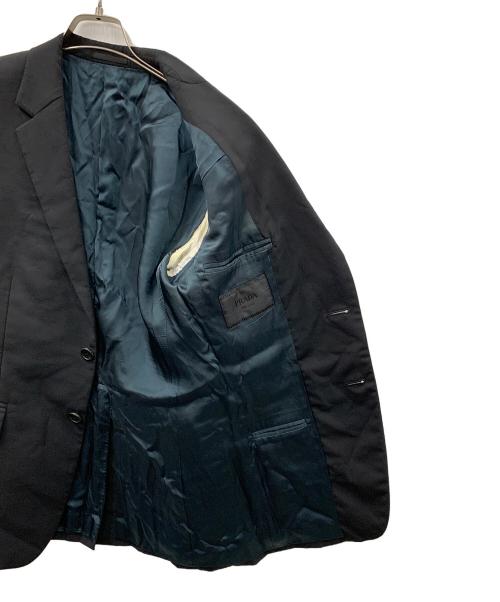 PRADA（プラダ）PRADA (プラダ) セットアップスーツ テーラードジャケット パンツ ブラック サイズ:46Rの古着・服飾アイテム