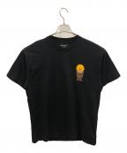 Carhartt WIPカーハート ワーク イン プログレス）の古着「Tシャツ S/S Sumimasen T-Shirt（ショートスリーブ スミマセン Tシャツ）」｜ブラック