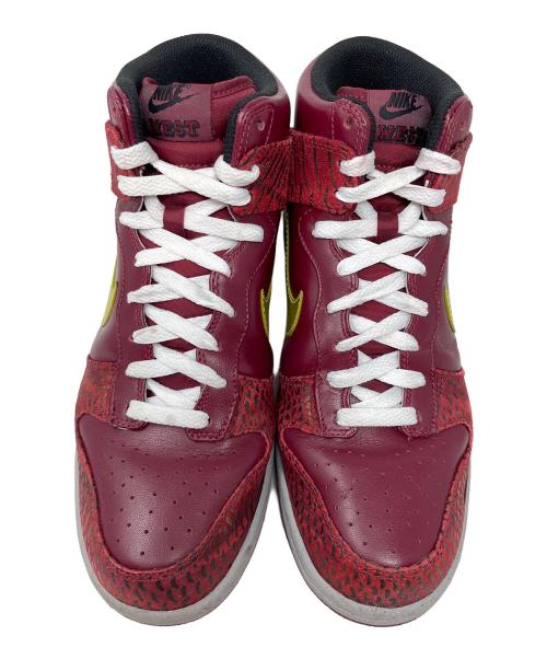 NIKE（ナイキ）NIKE (ナイキ) スニーカー DUNK HIGH PREMIUM（ダンク ハイ プレミアム） レッド サイズ:UK7の古着・服飾アイテム