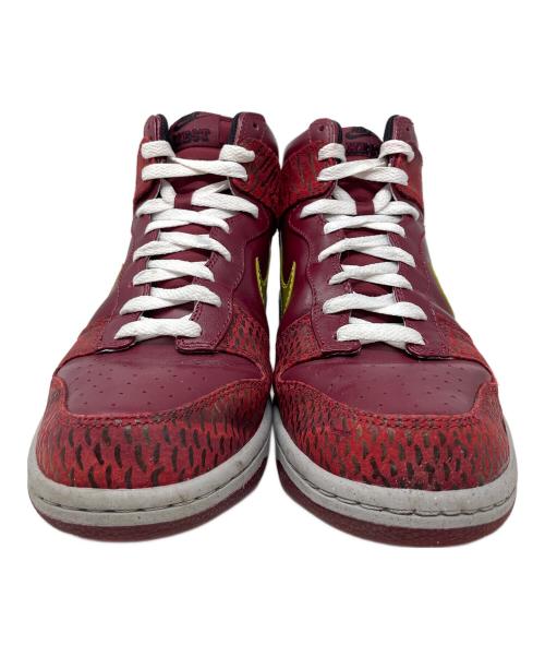 NIKE（ナイキ）NIKE (ナイキ) スニーカー DUNK HIGH PREMIUM（ダンク ハイ プレミアム） レッド サイズ:UK7の古着・服飾アイテム