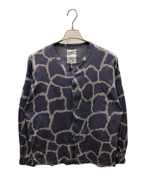 SHAREEF（シャリーフ）SHAREEF (シャリーフ) カーディガン GIRAFFE PATTERN FRONT DOT（ジラフ パターン フロント ドット） ラベンダー サイズ:実寸サイズにてご確認下さい。の古着・服飾アイテム