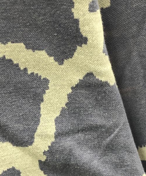 SHAREEF（シャリーフ）SHAREEF (シャリーフ) カーディガン GIRAFFE PATTERN FRONT DOT（ジラフ パターン フロント ドット） ラベンダー サイズ:実寸サイズにてご確認下さい。の古着・服飾アイテム