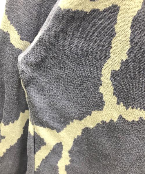 SHAREEF（シャリーフ）SHAREEF (シャリーフ) カーディガン GIRAFFE PATTERN FRONT DOT（ジラフ パターン フロント ドット） ラベンダー サイズ:実寸サイズにてご確認下さい。の古着・服飾アイテム