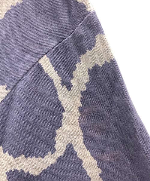 SHAREEF（シャリーフ）SHAREEF (シャリーフ) カーディガン GIRAFFE PATTERN FRONT DOT（ジラフ パターン フロント ドット） ラベンダー サイズ:実寸サイズにてご確認下さい。の古着・服飾アイテム