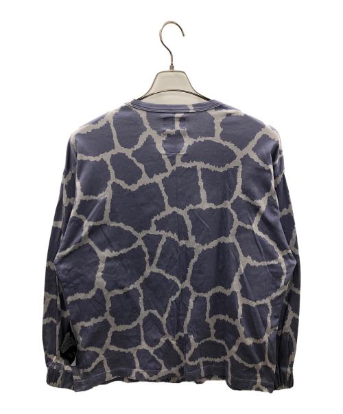 SHAREEF（シャリーフ）SHAREEF (シャリーフ) カーディガン GIRAFFE PATTERN FRONT DOT（ジラフ パターン フロント ドット） ラベンダー サイズ:実寸サイズにてご確認下さい。の古着・服飾アイテム