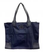 TORY BURCHトリーバーチ）の古着「折りたたみトートバッグ ELLA PACKABLE TOTE（エラ パッカブル トートバッグ）」｜ネイビー