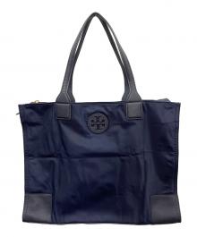 TORY BURCH（トリーバーチ）の古着「折りたたみトートバッグ ELLA PACKABLE TOTE（エラ パッカブル トートバッグ）」｜ネイビー