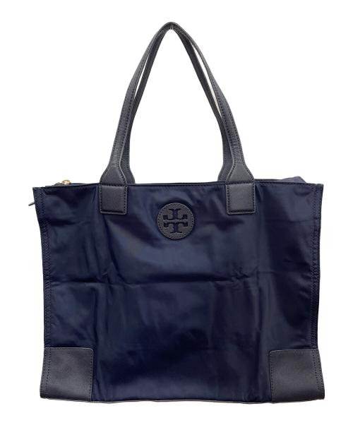 TORY BURCH（トリーバーチ）TORY BURCH (トリーバーチ) 折りたたみトートバッグ ELLA PACKABLE TOTE（エラ パッカブル トートバッグ） ネイビー サイズ:実寸サイズにてご確認下さい。の古着・服飾アイテム