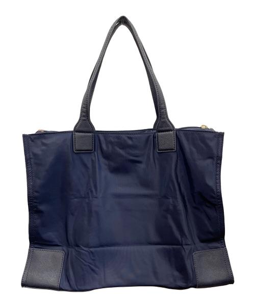 TORY BURCH（トリーバーチ）TORY BURCH (トリーバーチ) 折りたたみトートバッグ ELLA PACKABLE TOTE（エラ パッカブル トートバッグ） ネイビー サイズ:実寸サイズにてご確認下さい。の古着・服飾アイテム